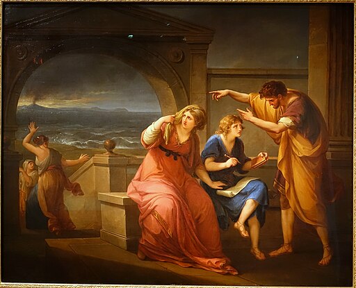 Pliny the Younger and His Mother at Misenum, 79 AD